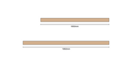 Frameless sliding shower screen rail, Blank rail SS304 GOLD FINISH PVD, STAL,
